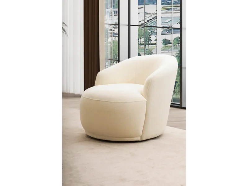 Sole Cream Boucle Chair